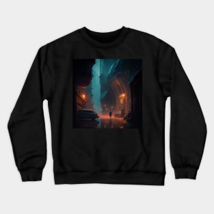 Cyberpunk city Crewneck Sweatshirt